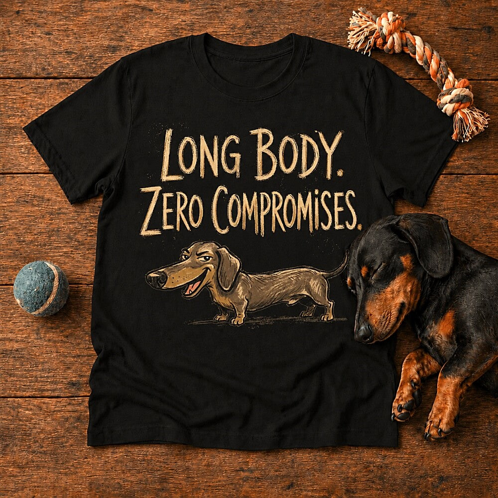 Long Body. Zero Compromises. Doxie T-Shirt