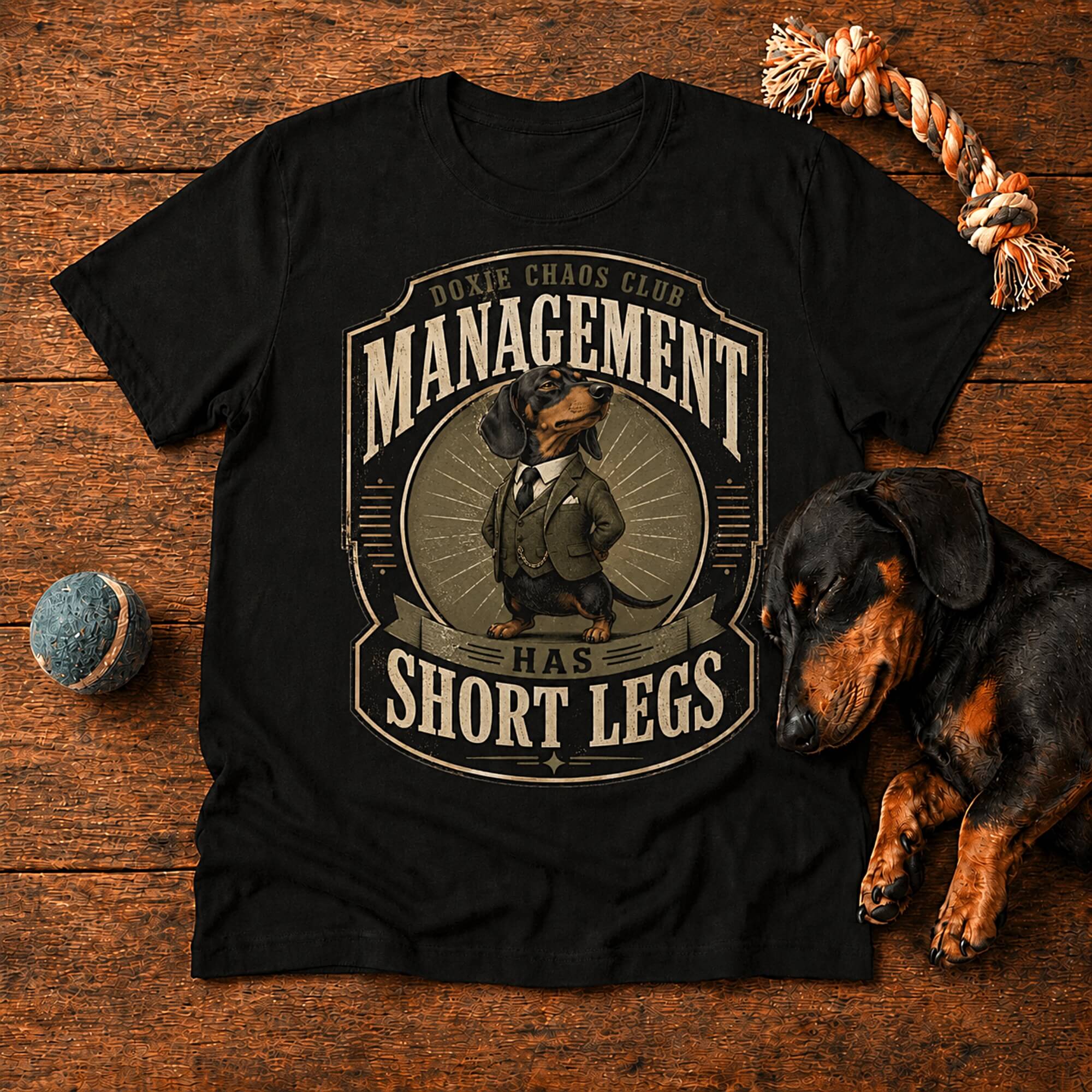 Management Has Short Legs Doxie T-Shirt