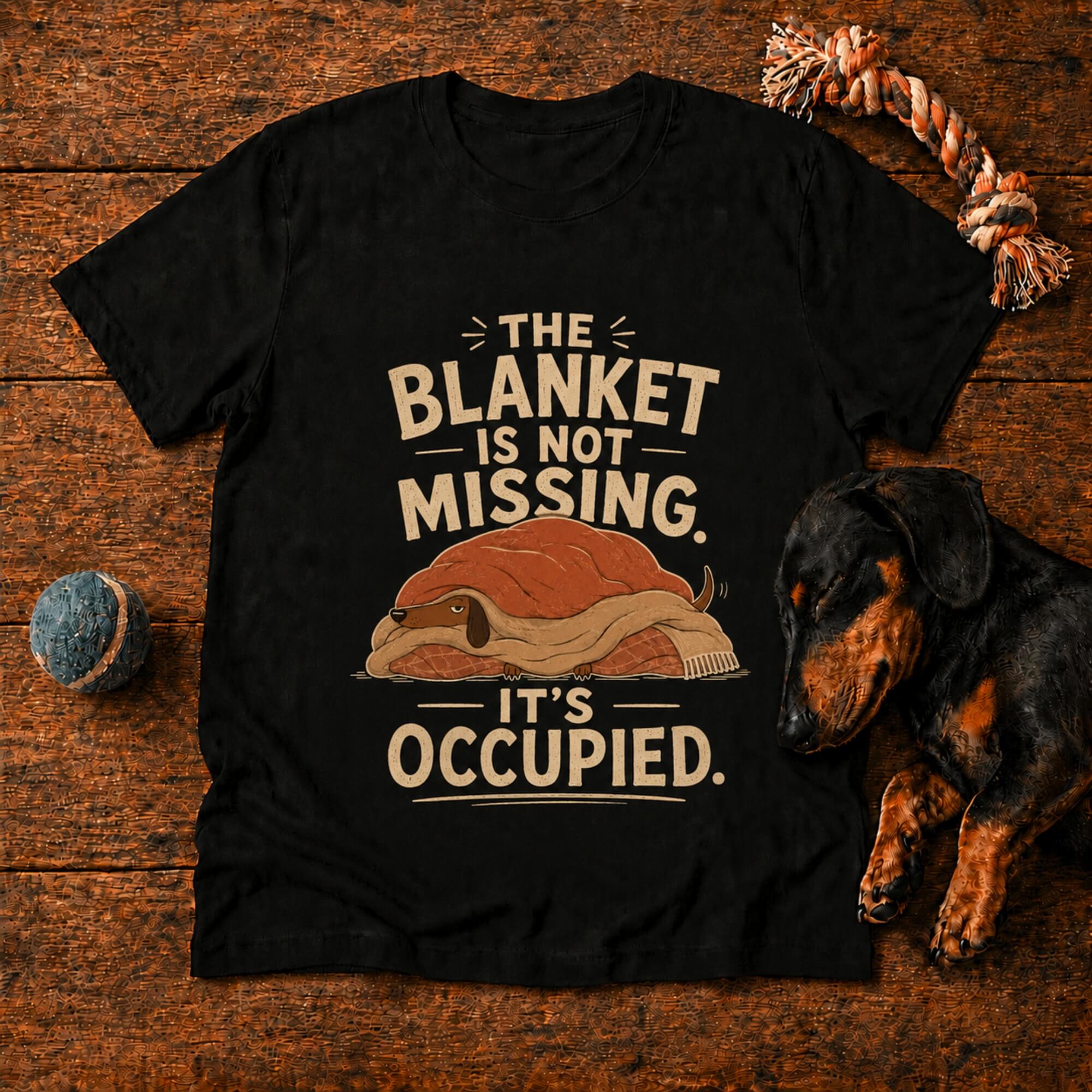 The Blanket Is Not Missing Doxie T-Shirt