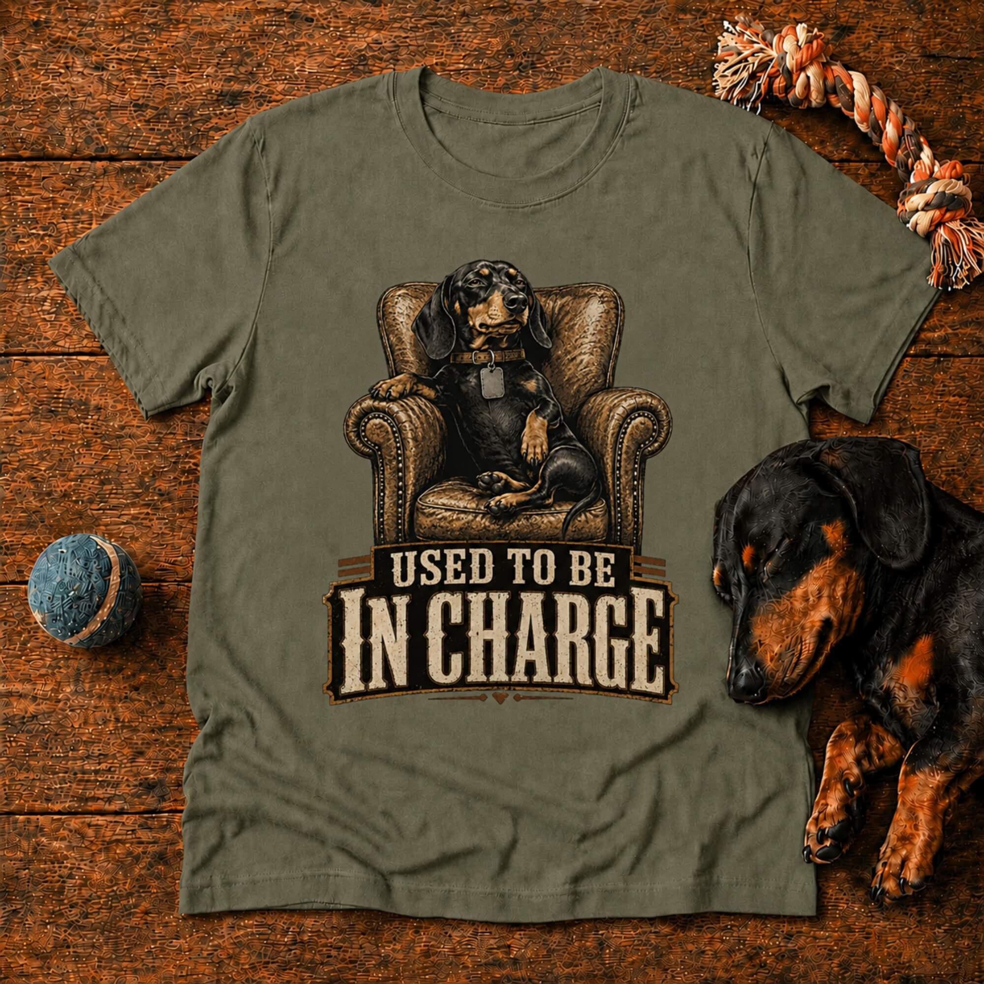 Used to Be in Charge Doxie T-Shirt