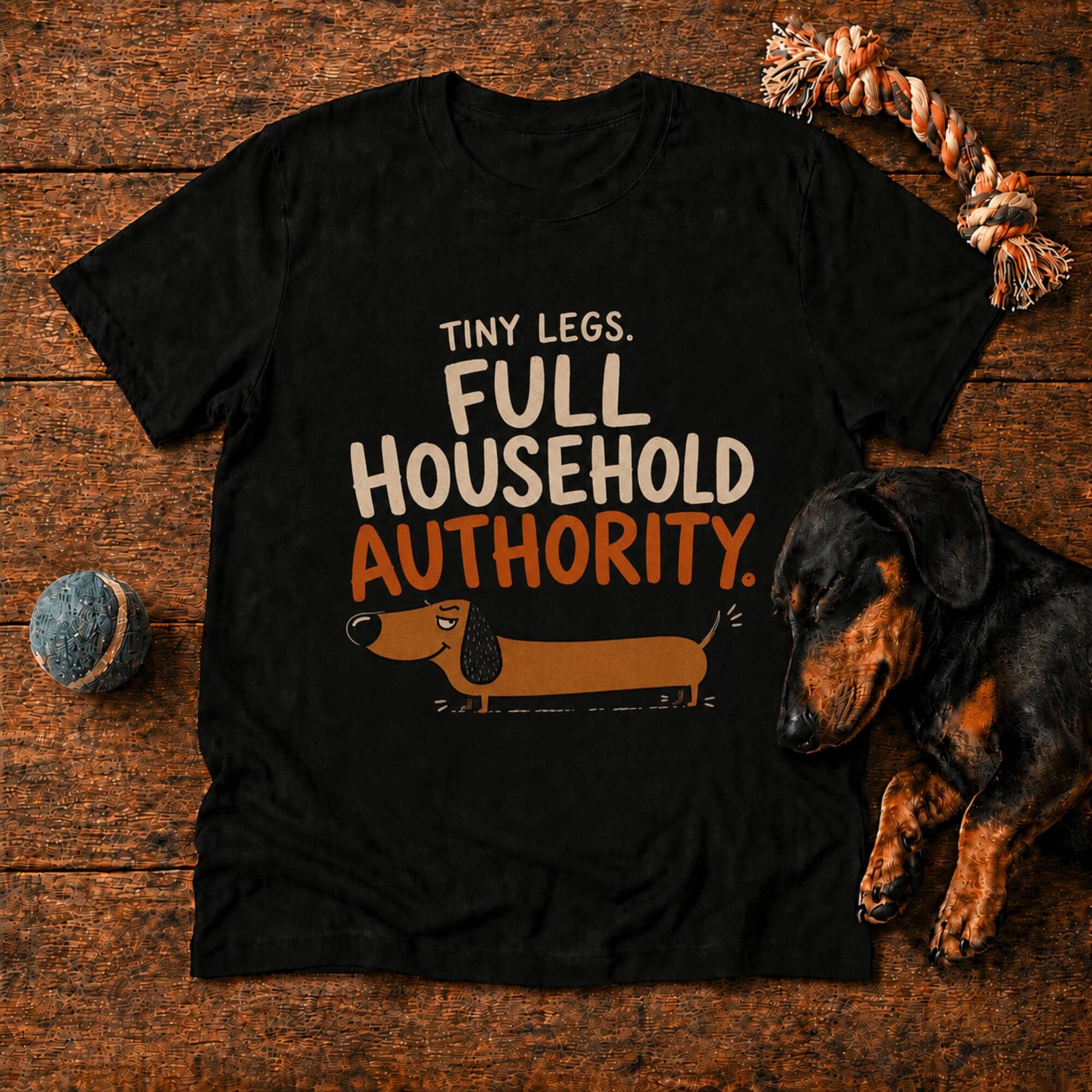 Full Household Authority Doxie T-Shirt