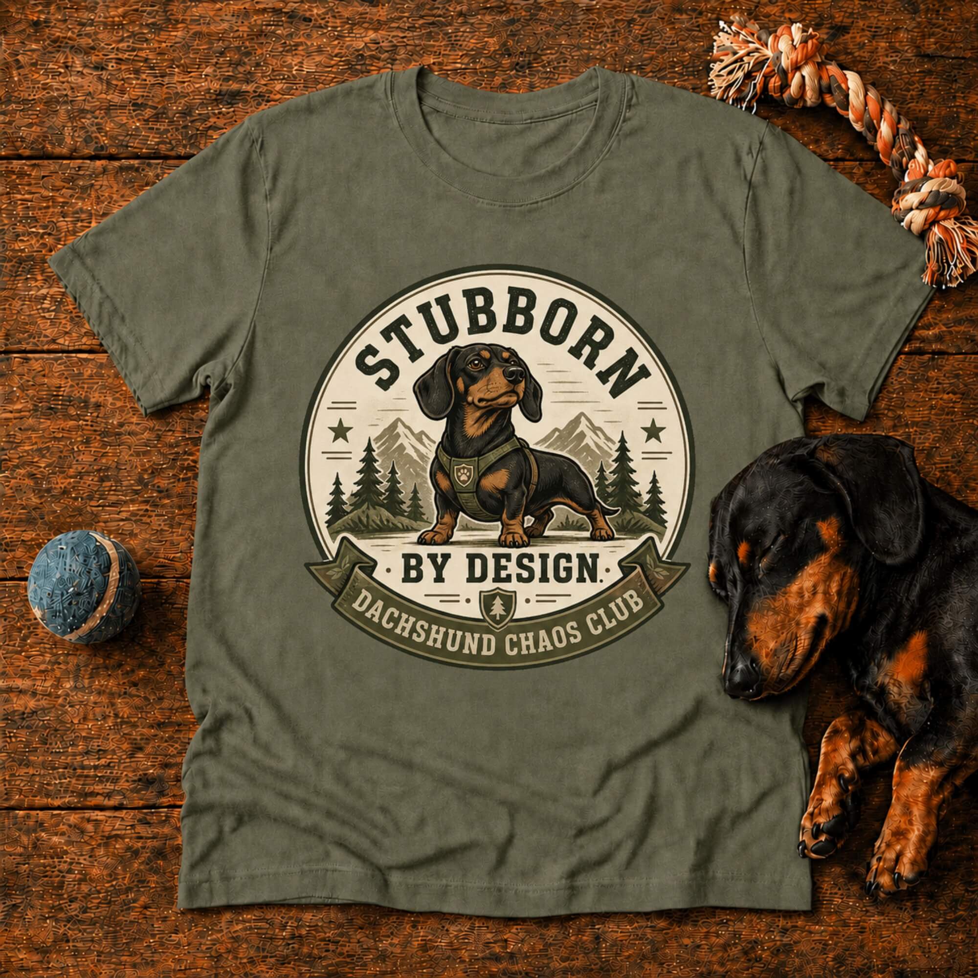 Stubborn By Design Doxie T-Shirt