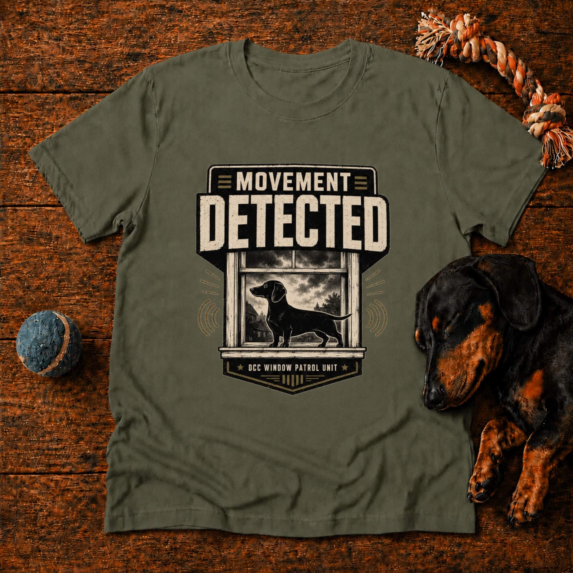 Movement Detected Doxie T-Shirt