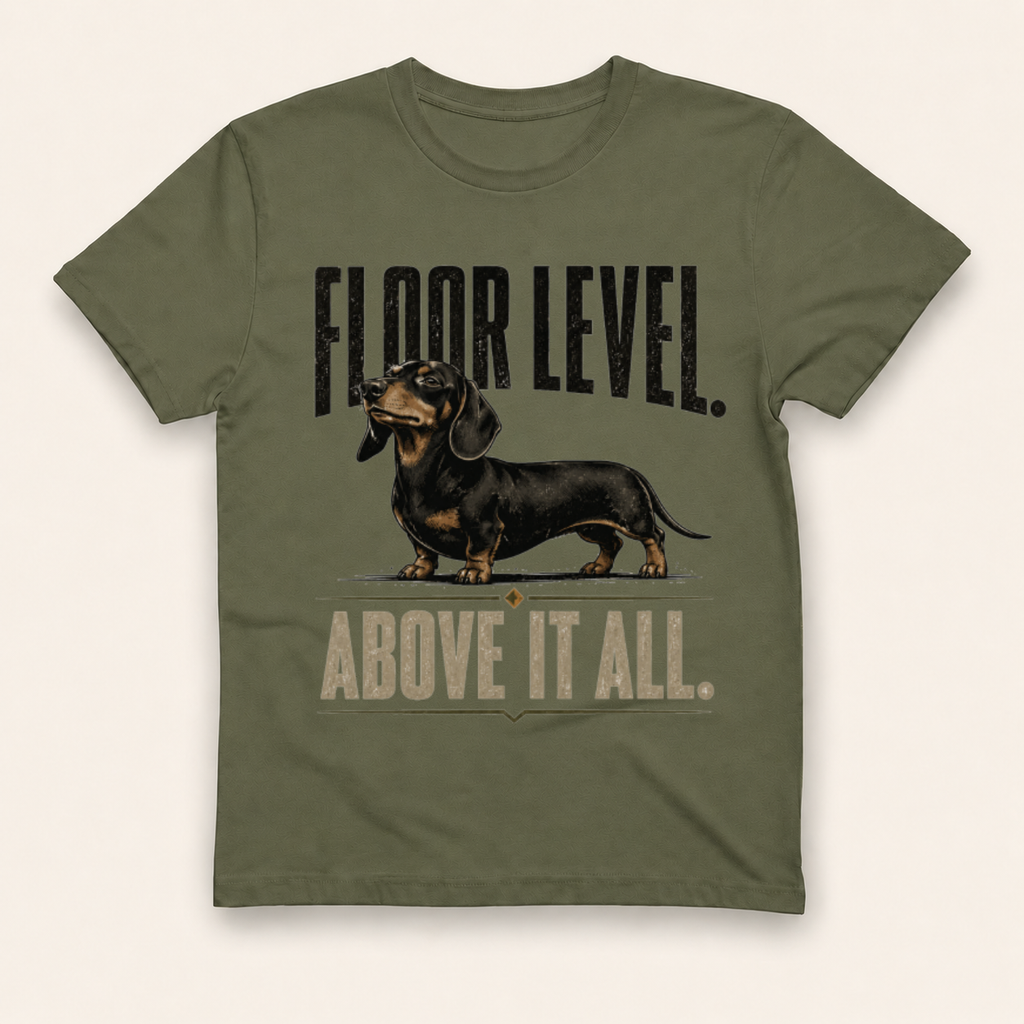 Floor Level Above It All Doxie T-Shirt